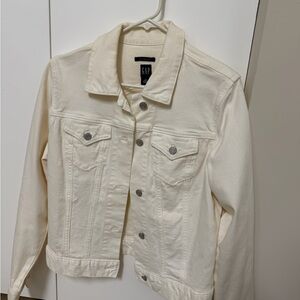 GAP Women's Off-White Denim Jacket